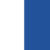 Solid White Body - Tri-Royal Blue Trim